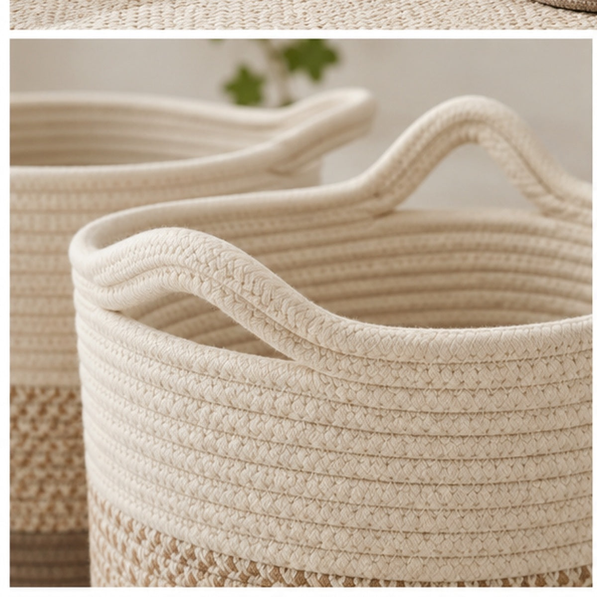 Jurevon Cove Woven Storage Basket Set
