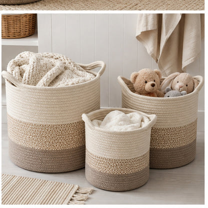 Jurevon Cove Woven Storage Basket Set