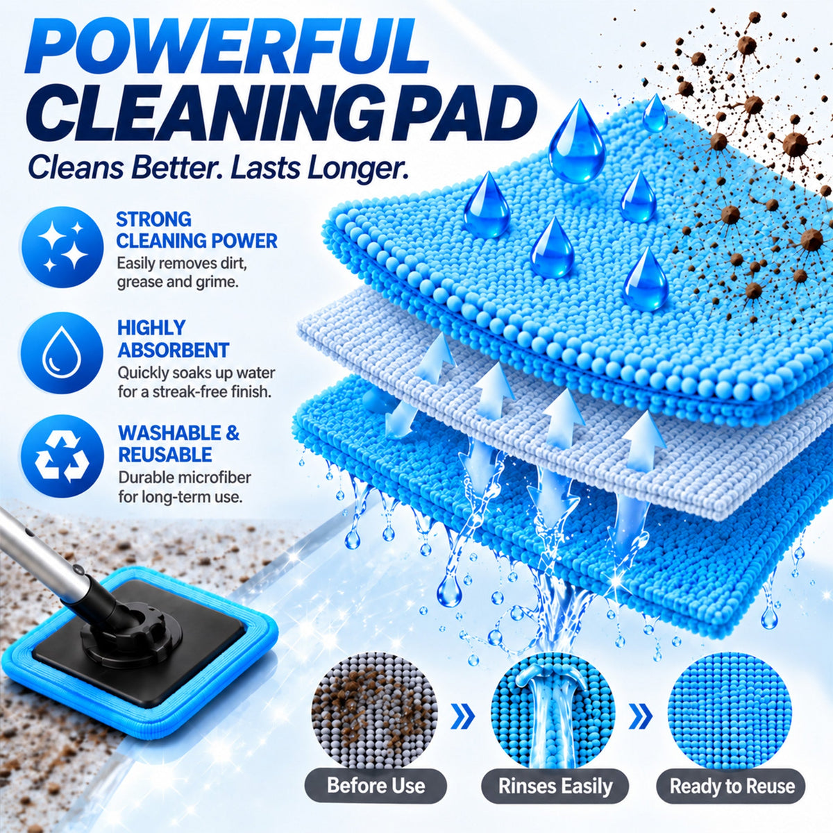 Jurevon® Dual-Sided Magnetic Car Windshield Cleaner