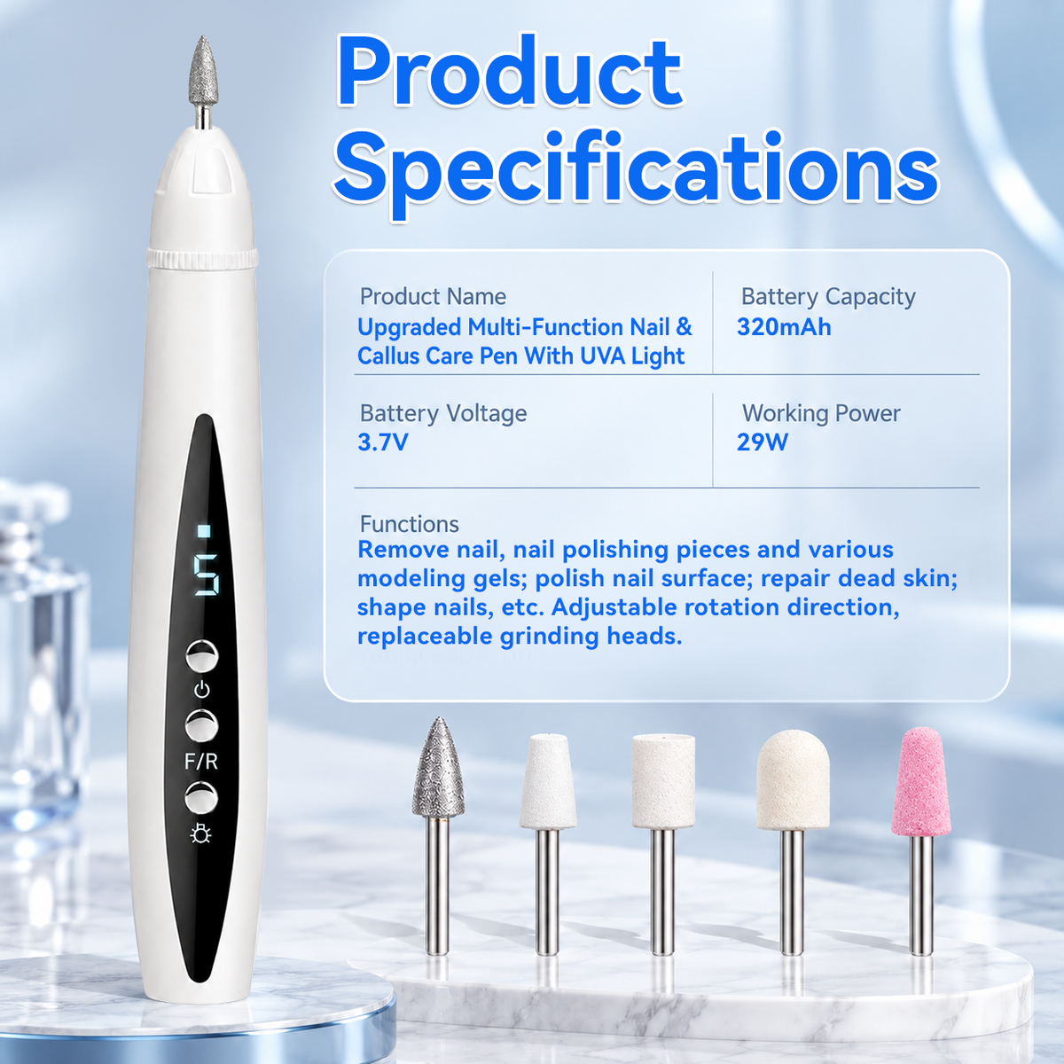 Jurevon® Nail & Callus Care Pen with UVA Light