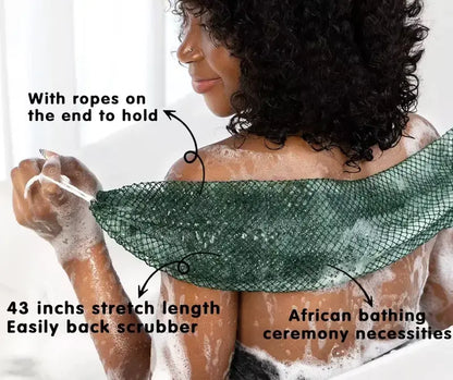 🛁 Authentic Exfoliating Body Scrub Towel – Deep Cleansing & Skin Smoothing