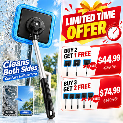 Jurevon® Dual-Sided Magnetic Car Windshield Cleaner