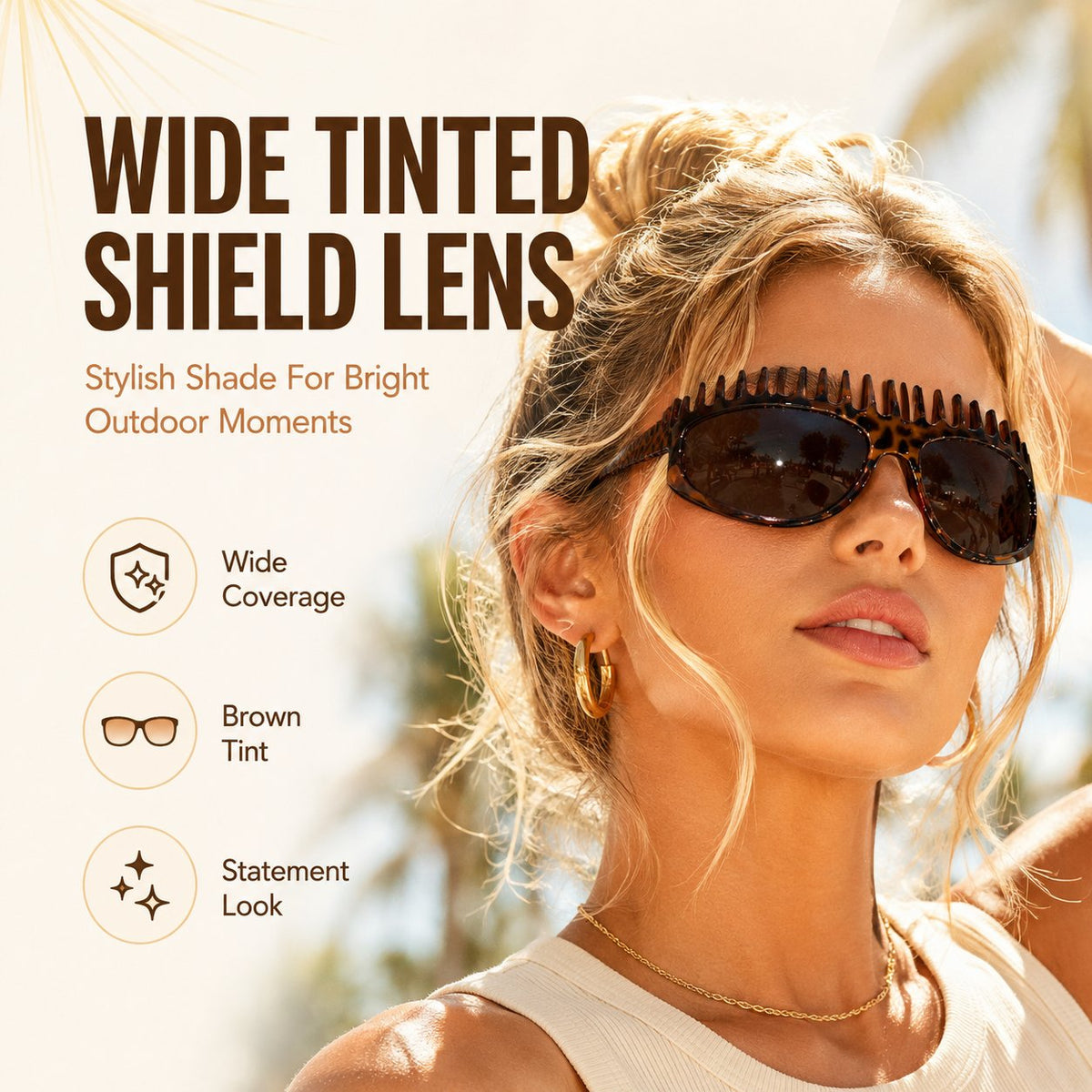 Jurevon®2-in-1 Tortoiseshell Headband & Sunglasses