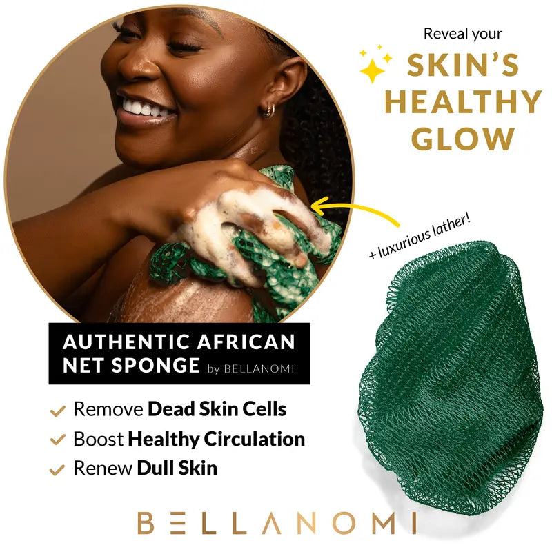 🛁 Authentic Exfoliating Body Scrub Towel – Deep Cleansing & Skin Smoothing