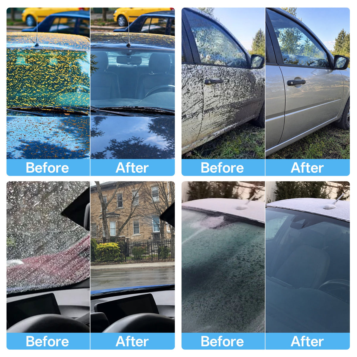 Jurevon® Dual-Sided Magnetic Car Windshield Cleaner