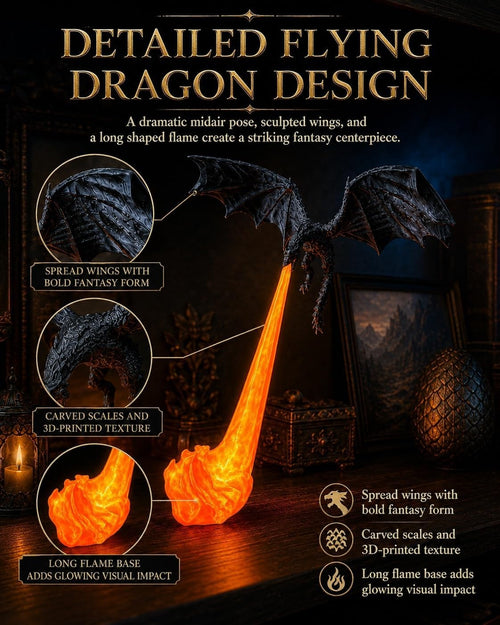 Fantasy night light for a nightstand