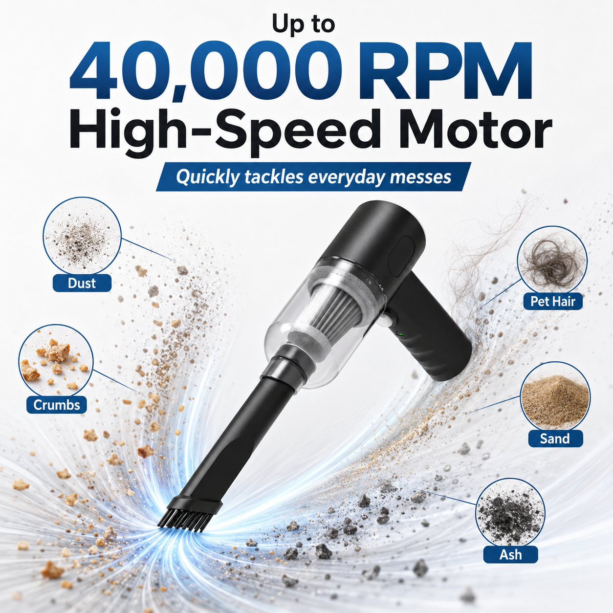 ✨Jurevon®Cordless 2-in-1 Mini Vacuum & Air Blower