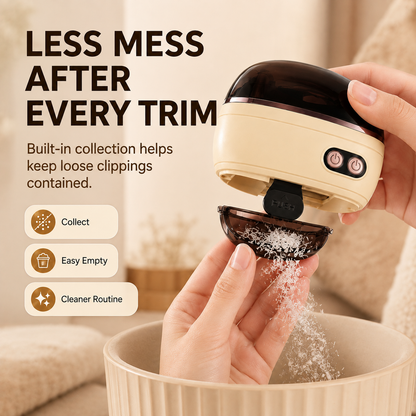 ⏰ 50% OFF Today Jurevon®2-in-1 Electric Nail Clipper & Polisher — Gentle Nail Care for Babies & Families