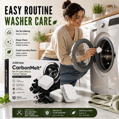 Jurevon® CarbonMelt Bio-Enzyme Washer Cleaner Tablets