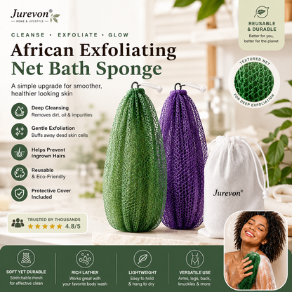 🛁 Authentic Exfoliating Body Scrub Towel – Deep Cleansing & Skin Smoothing