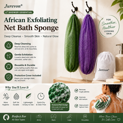 🛁 Authentic Exfoliating Body Scrub Towel – Deep Cleansing & Skin Smoothing