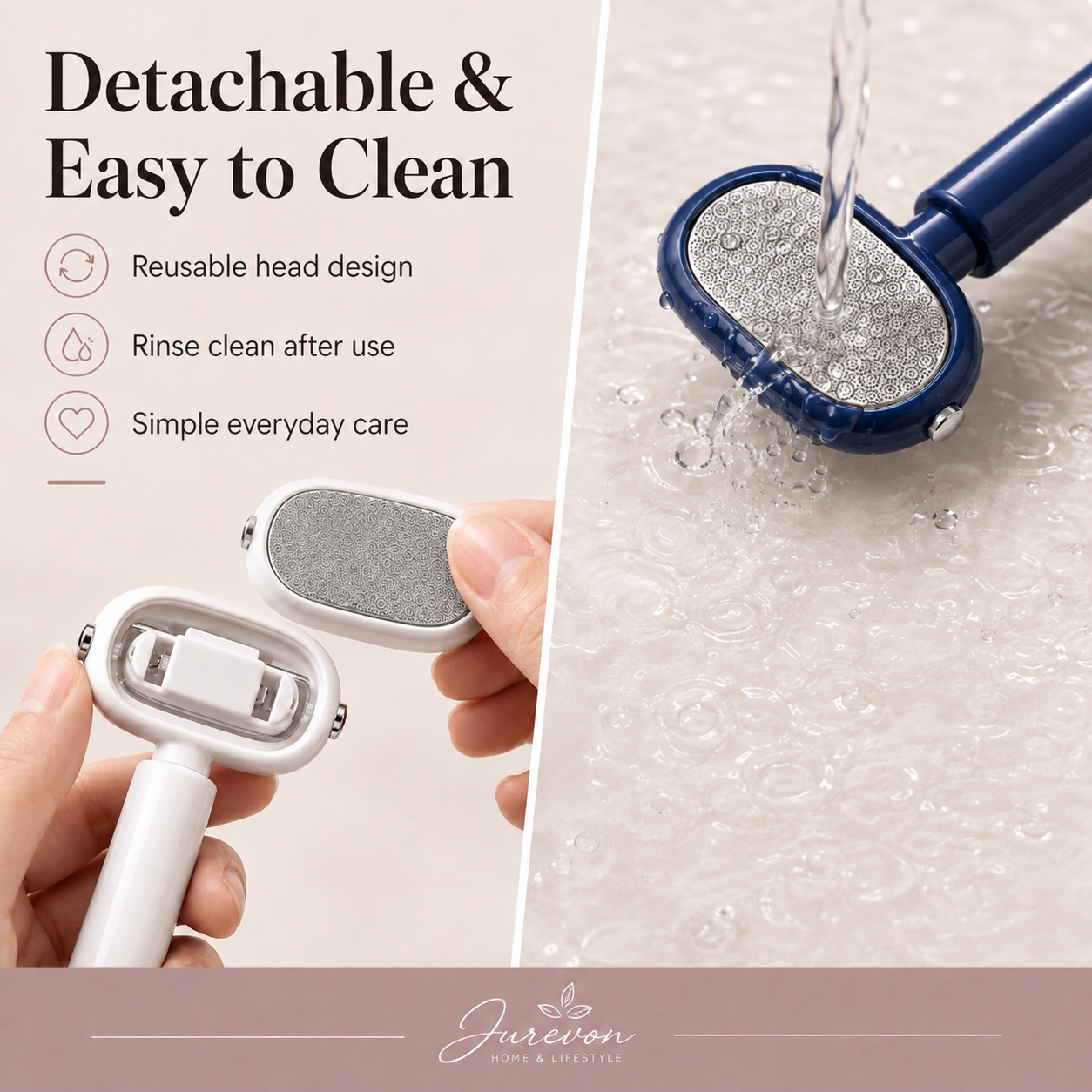 Jurevon® Double-Sided Foot Scraper for Callus Removal