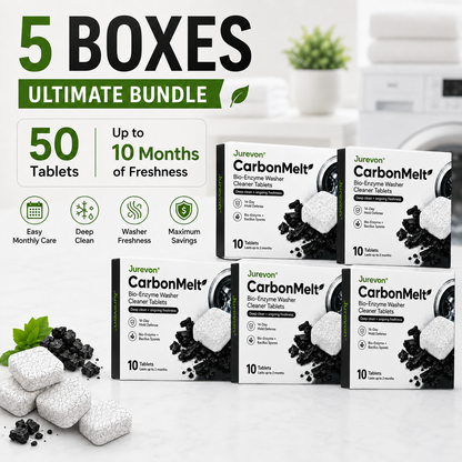 Jurevon® CarbonMelt Bio-Enzyme Washer Cleaner Tablets