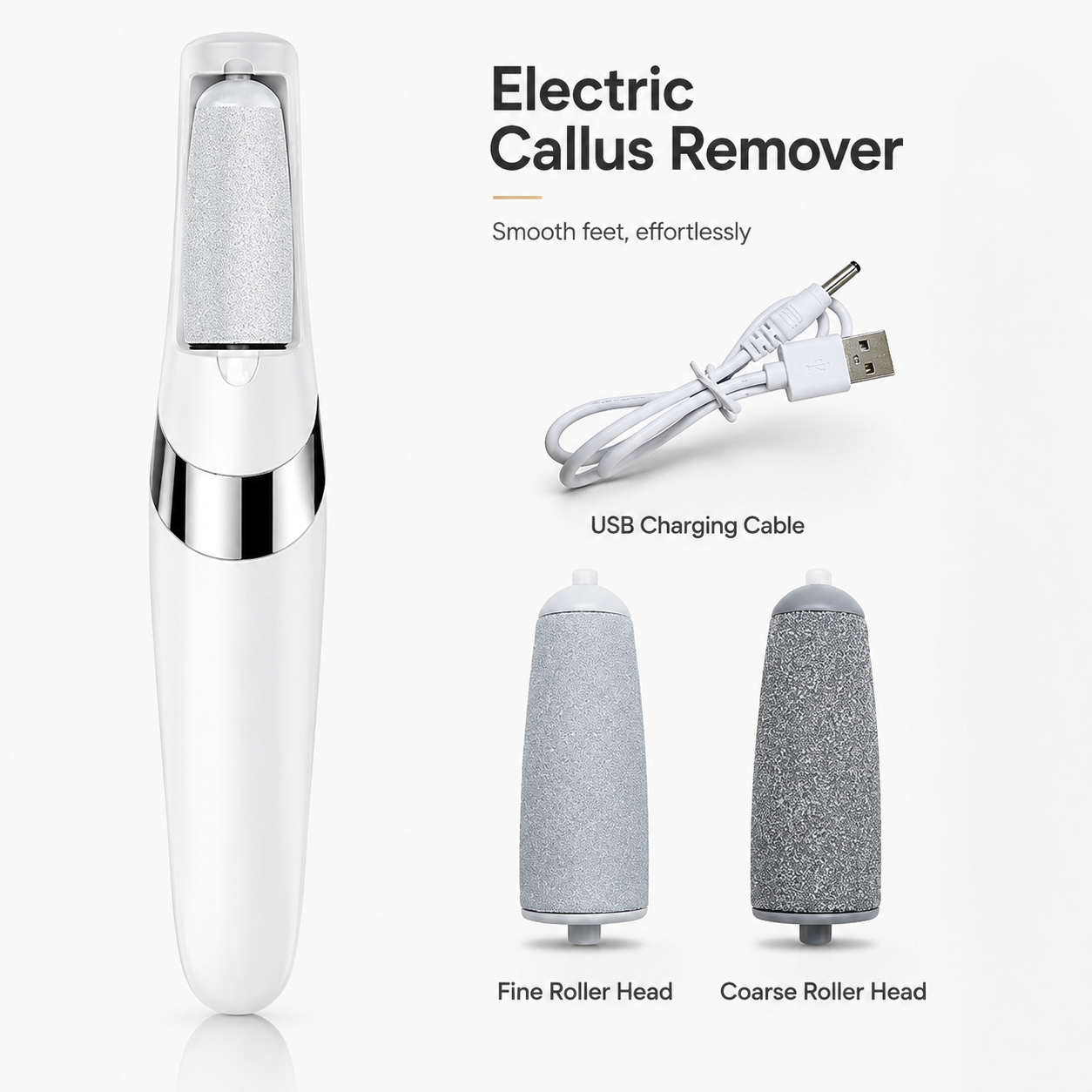 🔥 45% OFF · Only Few Left⚡ Upgraded Electric Foot File