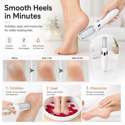 🔥 45% OFF · Only Few Left⚡ Upgraded Electric Foot File
