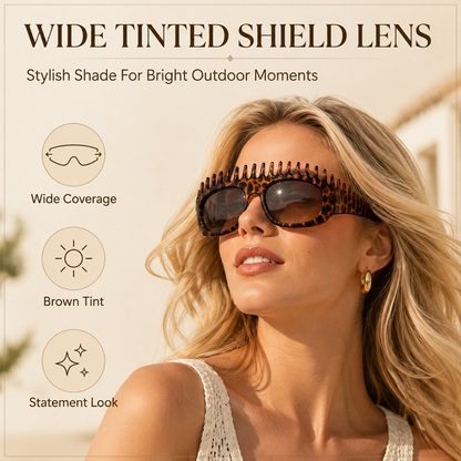 Jurevon® 2-In-1 Tortoiseshell Headband Sunglasses
