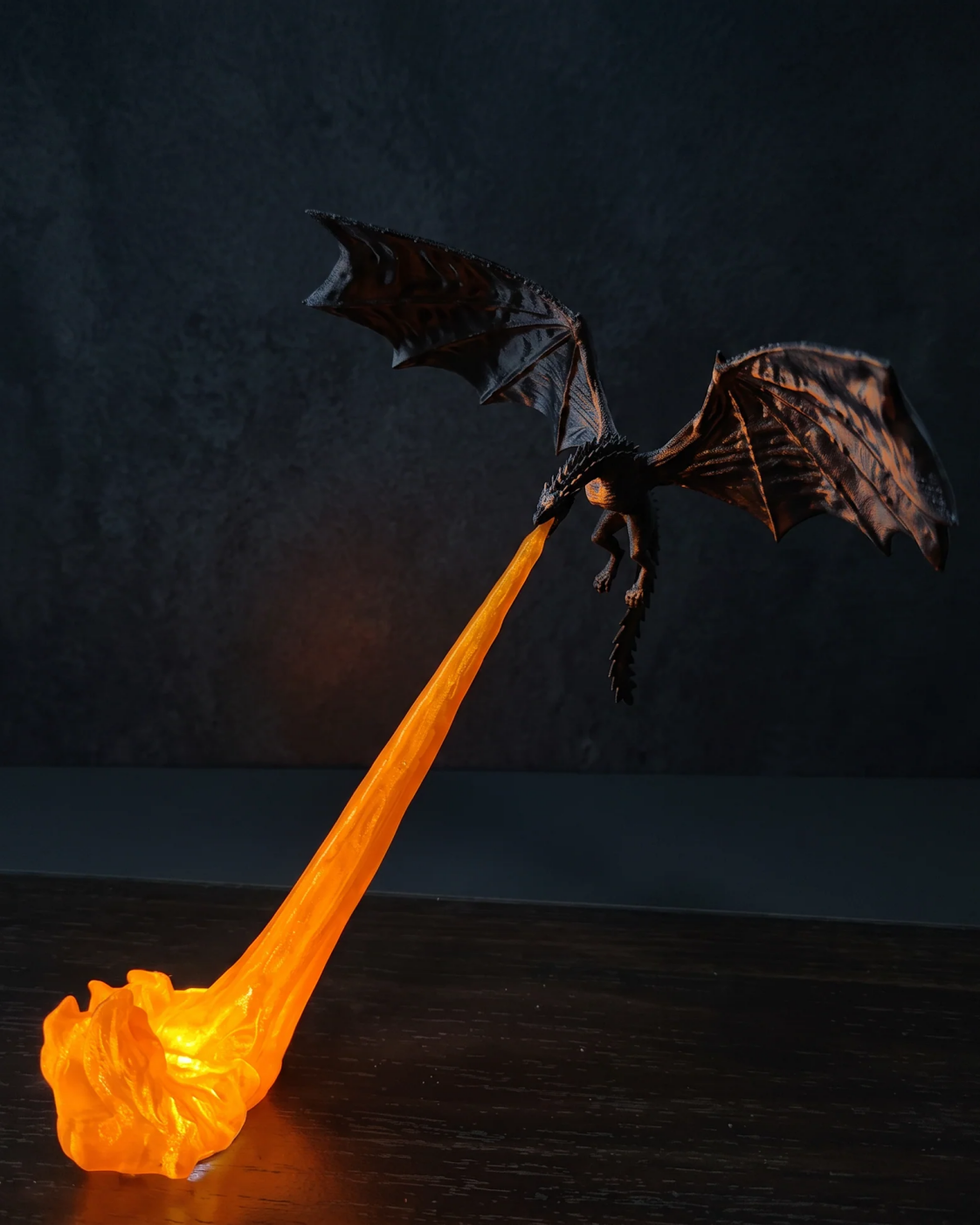 🔥Jurevon® Dragon’s Breath Ambient Night Light – Fantasy Bookshelf & Bedside Accent Lamp