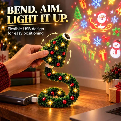✨Jurevon® Christmas Starlight Projection Lamp – USB Holiday Ambient Light