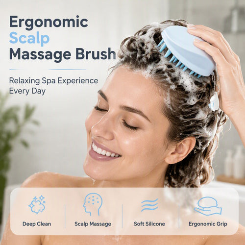 🥳HOT SALE🥳💞49K+ SOLD! Scalp Brush – From £3.99! Soft silicone, deep foam & detachable. Spa-like care – grab yours! ✅
